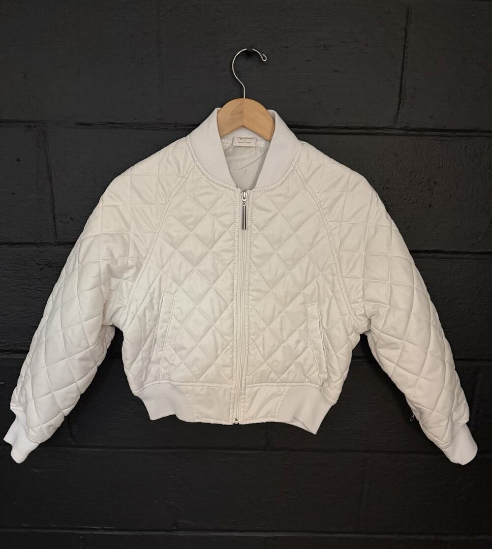 Riflessi premium Quilted Girls bomber jacket size Med